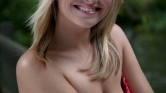 Woman blondes models natural boobs Charley Green