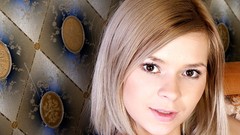 Woman blondes models Paloma B