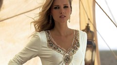 Woman blondes models Sharon van der Knaap