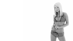 Woman blondes models underwear bikini sara jean underwood