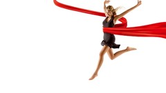 Woman blondes models Vanessa Hessler