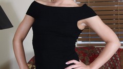 Woman blondes nicole aniston minidress