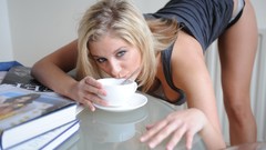 Woman blondes panties hanging tits Jenny McClain