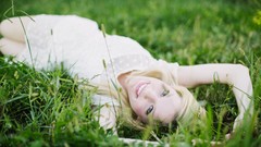 Woman blondes photograph