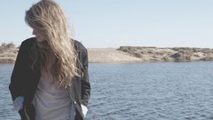 Woman blondes rivers