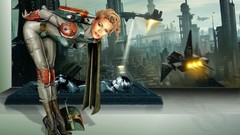 Woman blondes science fiction futuristic Kerem Beyit