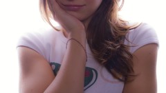 Woman blondes shadows models