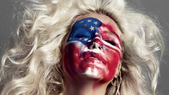 Woman blondes singers face paint kesha sebert