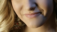 Woman blondes smiling