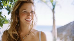 Woman blondes smiling blue eyes amanda righetti