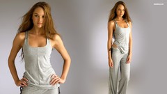 Woman blondes smiling lingerie models candice swanepoel