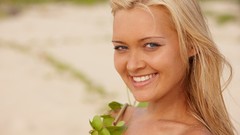 Woman blondes smiling Met-Art magazine Nelly Linayo Nelly A