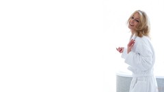 Woman blondes smiling Met-Art magazine Nikia A