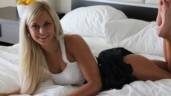 Woman blondes smiling models Lola Myluv Girls Next Door Club 