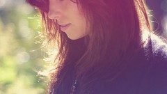 Woman blondes sunlight