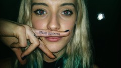 Woman blondes tattoos models Chloe Norgaard