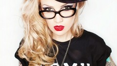 Woman blondes tattoos swag Russians Karina Toby