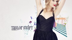 Woman blondes taylor swift singers arms raised