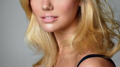 Woman blondes victorias secret angels cleavage kate upton Vogue 