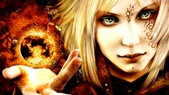 Woman blondes witches fantasy art