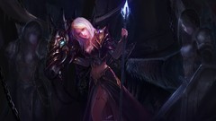 Woman blondes world of warcraft mage artwork video games jaina 