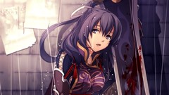 Woman blood Anime Swords anime girls