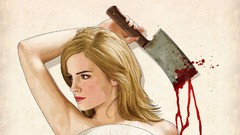 Woman blood blondes emma watson artwork
