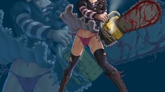 Woman blood chainsaw panties