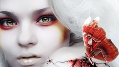 Woman blood Photo manipulation