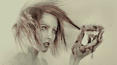 Woman blood redheads Diamonds