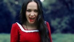 Woman blood Vampires brunettes