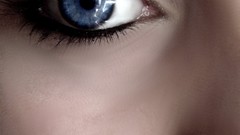 Woman blue eyes