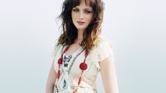 Woman blue eyes brunettes alexis bledel