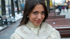 Woman blue eyes brunettes Met-Art magazine Elle D kiki 