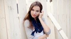 Woman blue eyes brunettes models