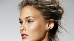 Woman blue eyes brunettes models bar refaeli