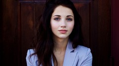 Woman blue eyes brunettes models emily rudd