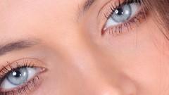 Woman blue eyes brunettes nude Eyefinity