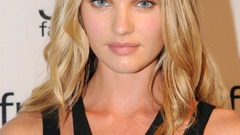 Woman blue eyes candice