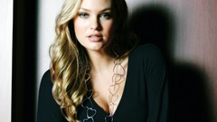 Woman blue eyes candice