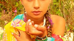 Woman blue eyes Met-Art