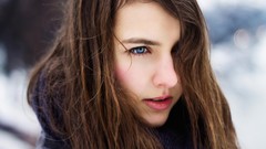 Woman blue eyes models