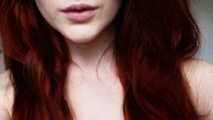 Woman blue eyes models redheads