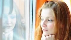 Woman blue eyes models redheads Indiana A