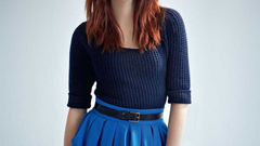 Woman blue eyes redheads