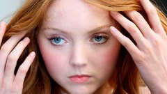 Woman blue eyes redheads