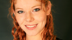 Woman blue eyes redheads