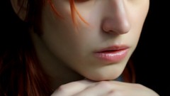 Woman blue eyes redheads