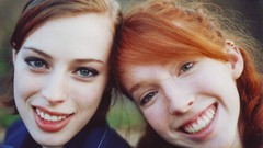 Woman blue eyes redheads