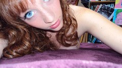 Woman blue eyes redheads